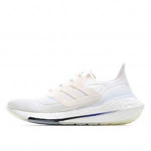 Tênis Adidas UltraBoost 21 - Branco e Bege - Masculino 