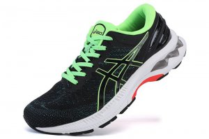 Tênis Asics Gel Kayano 27 - Preto e Verde - Masculino 