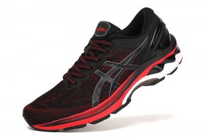 Tênis Asics Gel Kayano 27 - Preto e Vermelho - Masculino 