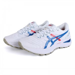 Tênis Asics Gel Nimbus 22 - Branco e Azul - Masculino