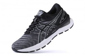 Tênis Asics Gel Nimbus 22 - Preto e Branco - Feminino 