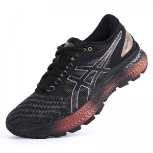 Tênis Asics Gel Nimbus 22 - Preto e Dourado - Feminino 