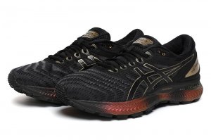 Tênis Asics Gel Nimbus 22 - Preto e Dourado - Masculino