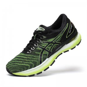 Tênis Asics Gel Nimbus 22 - Preto e Verde - Masculino 