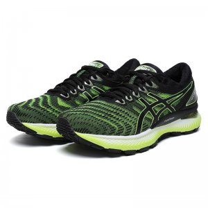 Tênis Asics Gel Nimbus 22 - Preto e Verde - Masculino