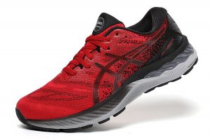 Tênis Asics Gel Nimbus 23 - Vermelho e Preto - Masculino 