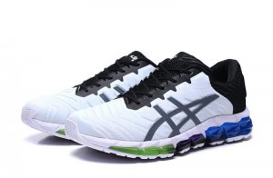 Tênis Asics Gel Quantum 360 5 - Branco Cinza e Azul - Masculino