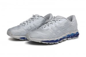 Tênis Asics Gel Quantum 360 5 - Cinza e Azul - Masculino