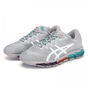 Tênis Asics Gel Quantum 360 5 - Cinza e Verde - Feminino