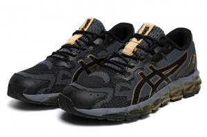 Tênis Asics Gel Quantum 360 6 - Preto e Dourado - Masculino