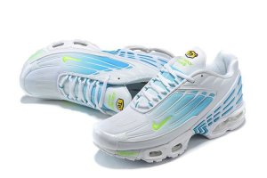 Tênis Nike Air Max Plus 3 - Branco Azul Claro e Verde - Masculino