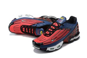 Tênis Nike Air Max Plus 3 - Vermelho Preto e Azul - Masculino