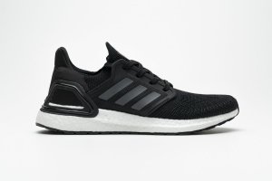 Tênis Adidas UltraBoost 20 - Preto Branco e Cinza Escuro - Feminino