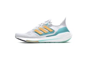 Tênis Adidas UltraBoost 22 - Branco e Azul - Masculino 