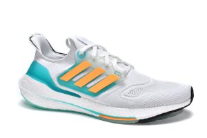 Tênis Adidas UltraBoost 22 - Branco e Azul - Masculino