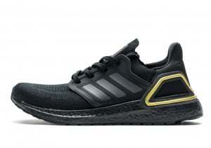 Tênis Adidas UltraBoost 20 - Preto e Dourado - Masculino - TAM 40 