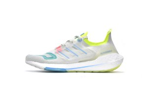 Tênis Adidas UltraBoost 22 - Cinza Azul e Verde - Masculino 