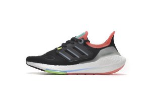 Tênis Adidas UltraBoost 22 - Preto e Laranja - Feminino 