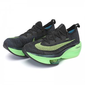 Tênis Nike ZoomX Alphafly NEXT% - Preto e Verde - Masculino - TAM 41