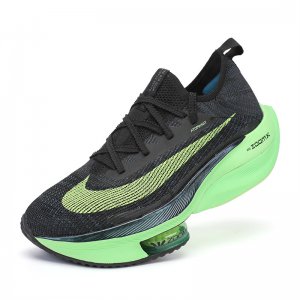 Tênis Nike ZoomX Alphafly NEXT% - Preto e Verde - Masculino - TAM 41 