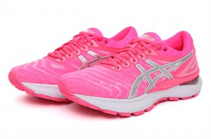 Tênis Asics Gel Nimbus 22 - Rosa e Prata - Feminino - TAM 37