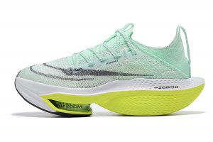 Tenis Nike Air Zoom AlphaFly Next 2 - Verde Claro e Azul - Masculino 