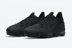 Tênis Nike Air VaporMax 2021 Flyknit - Preto All Black - Masculino - TAM 38 e 40