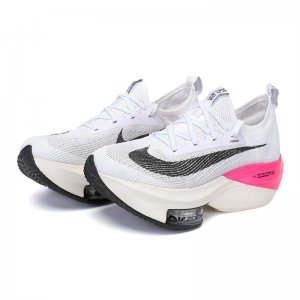 Tênis Nike ZoomX Alphafly NEXT% - Branco e Rosa - Feminino - TAM 35 - 37 e 38