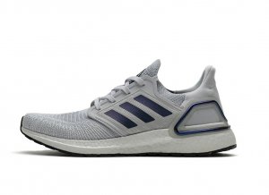 Tênis Adidas UltraBoost 20 - Cinza e Azul Metálico - Masculino - TAM  42 e 43  